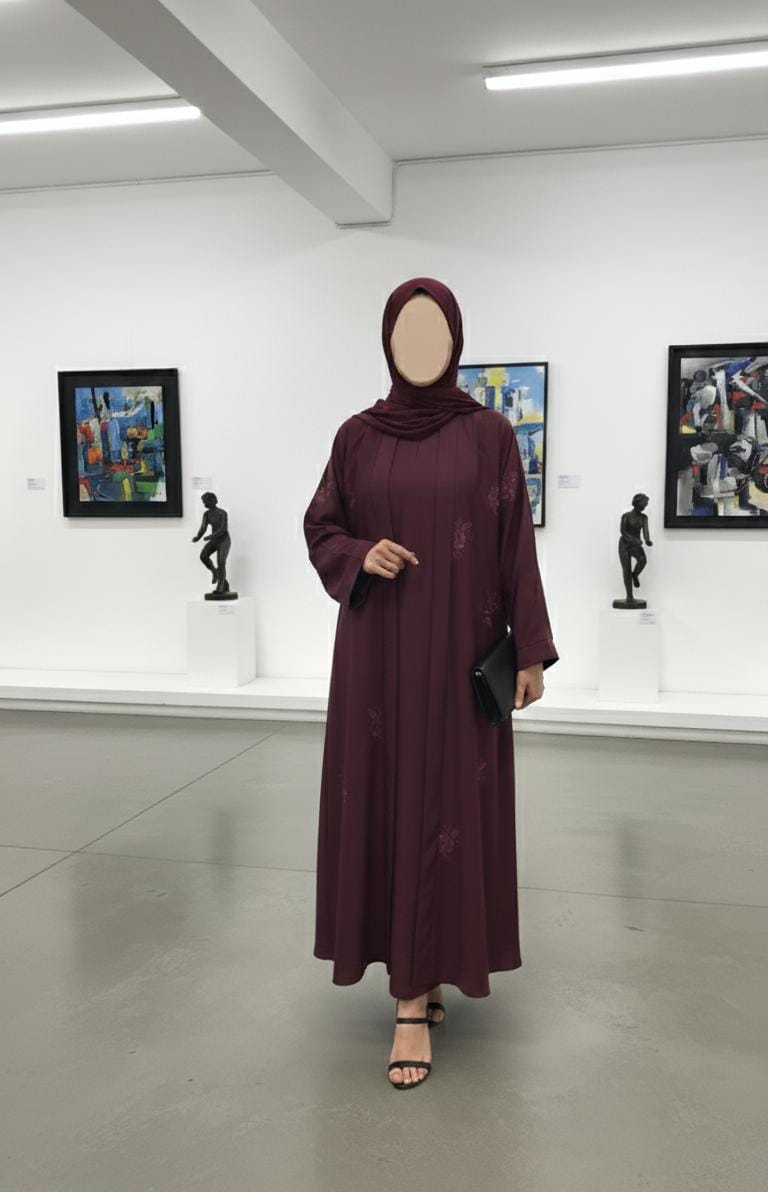 Premium Double Layered Abaya - New launch