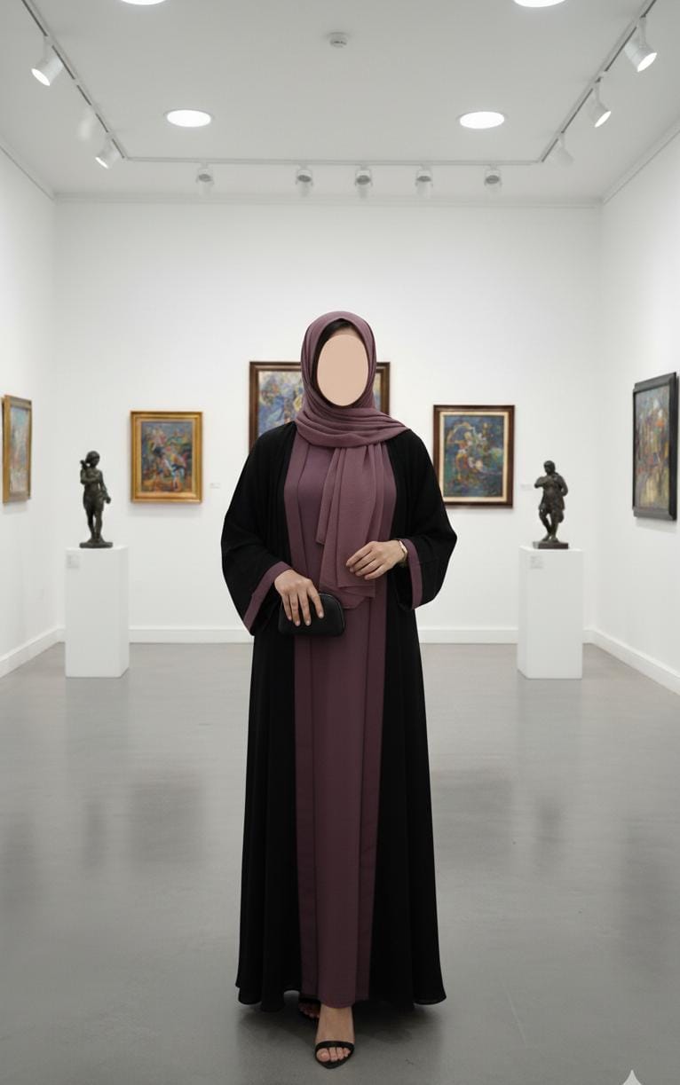 Premium Double Layered Abaya - New launch