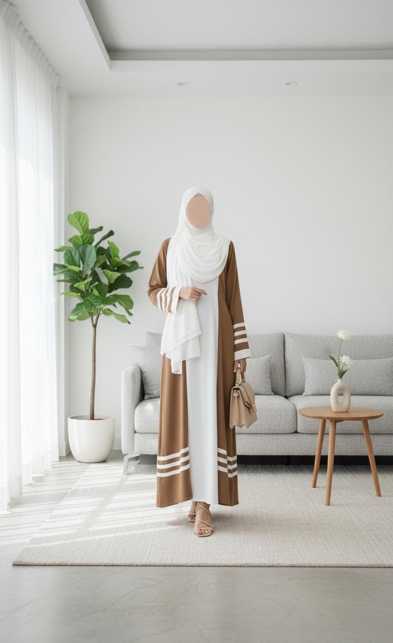 Premium Double Layered Abaya