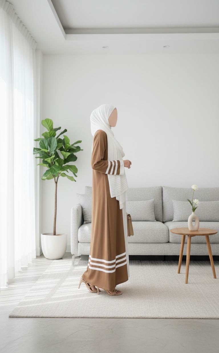 Premium Double Layered Abaya