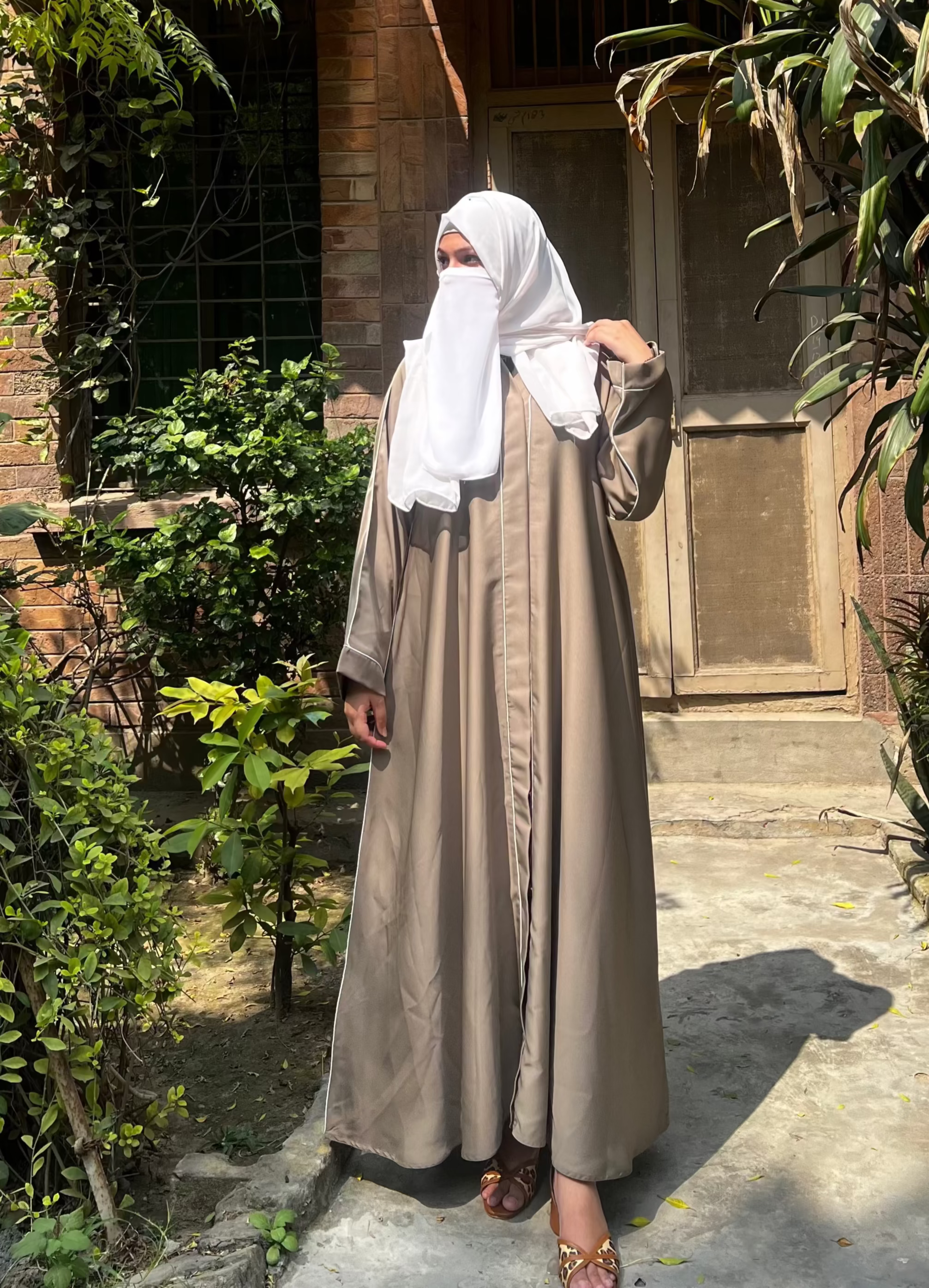 Beige Premium Abaya - E Burqa - Quality Guaranteed GENZ Abayas