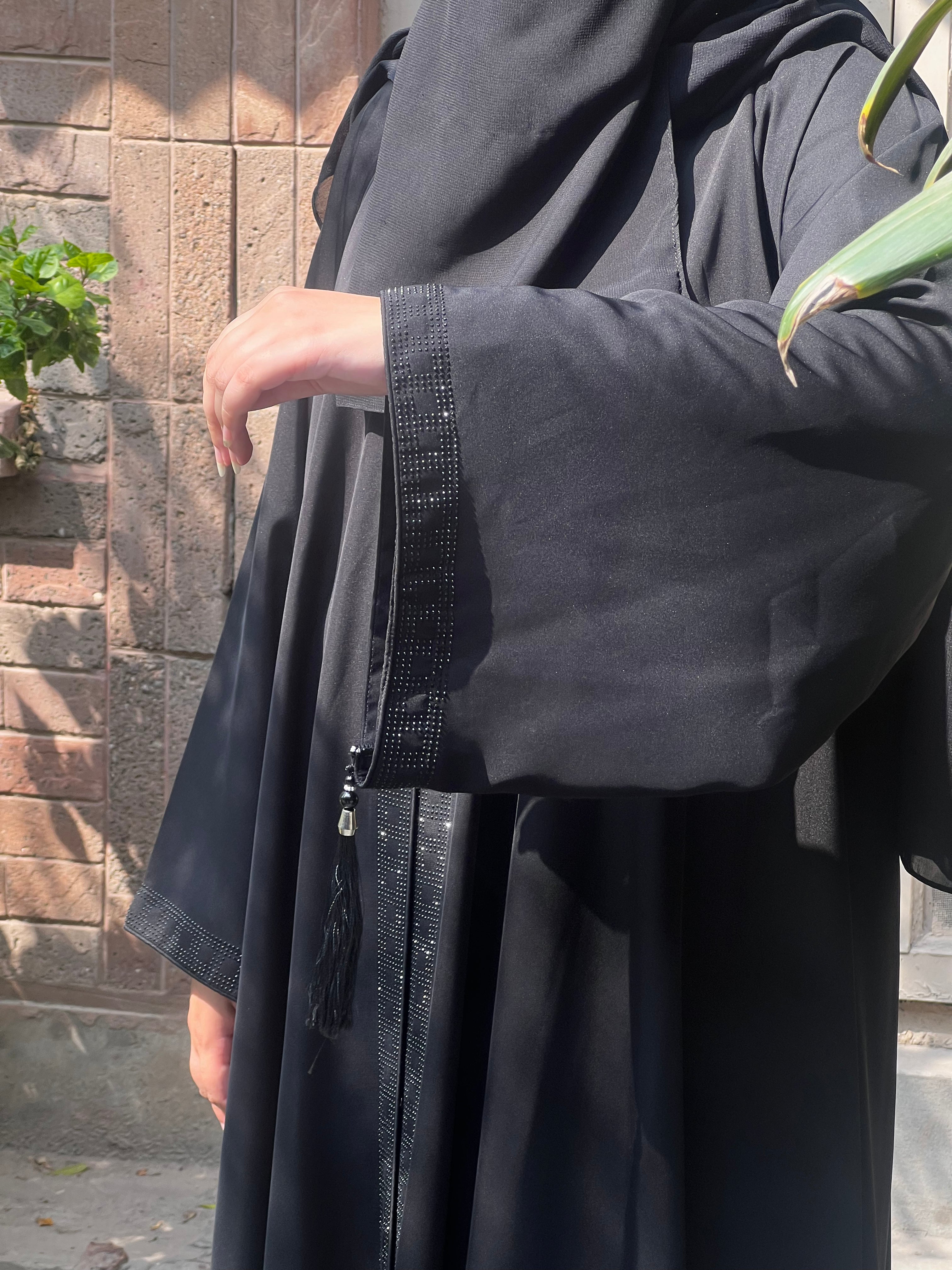 Black premium Abaya Set