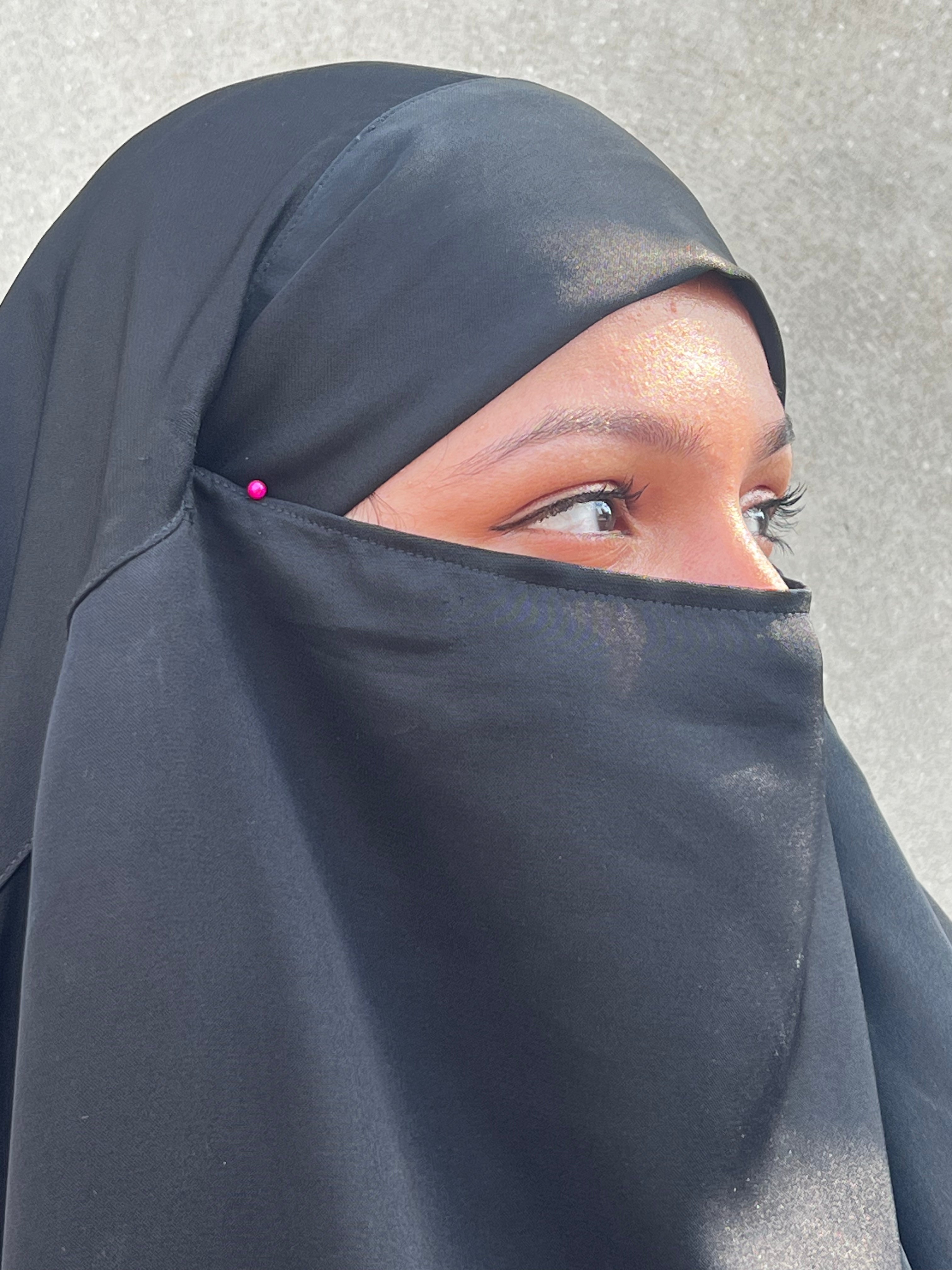 Black Saudi Jilbab Set