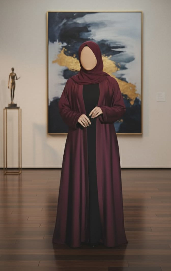 Premium Double Layered Abaya - New launch