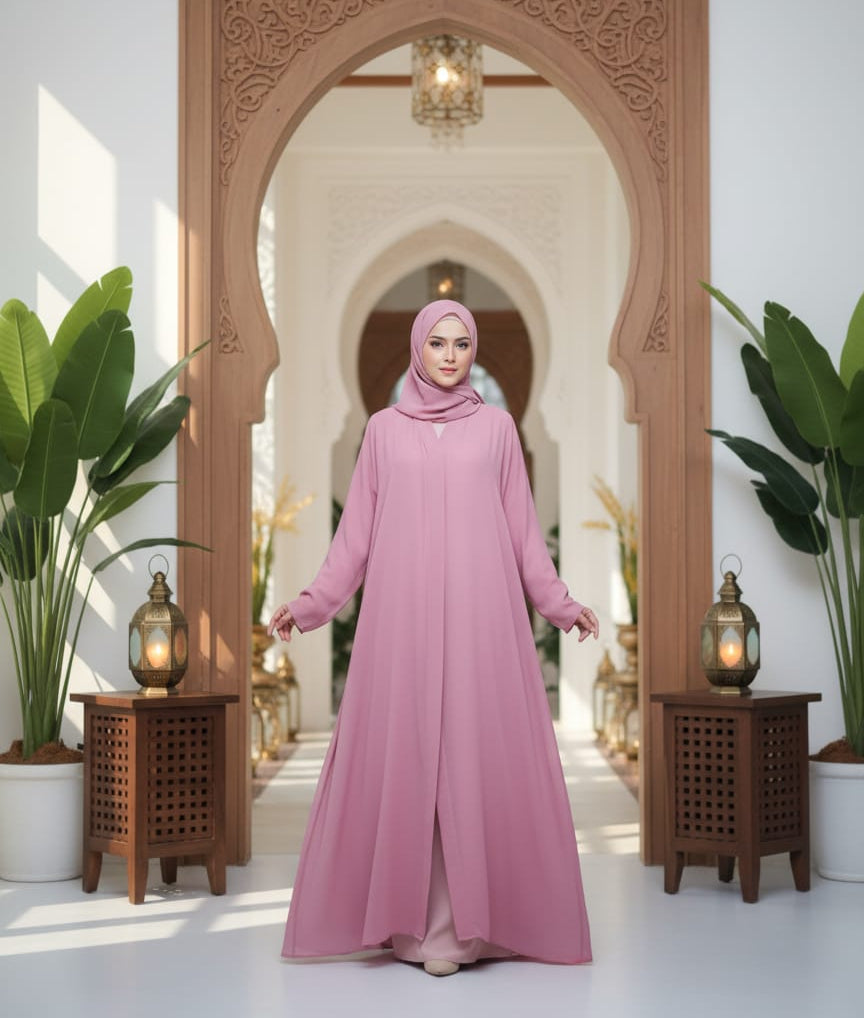 Premium single Layered Abaya - New launch
