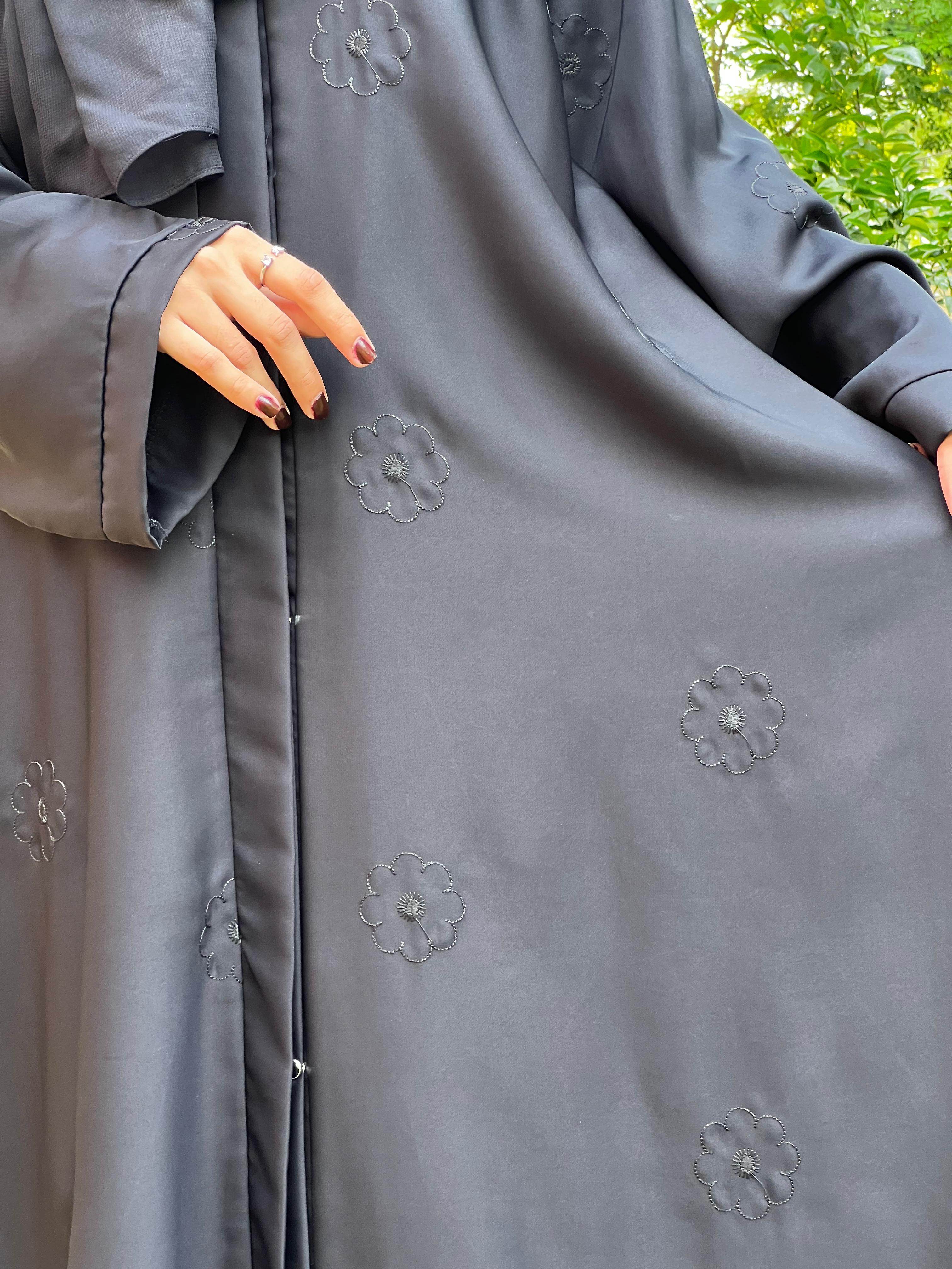 Premium Black with Flowery Karhai Premium Set