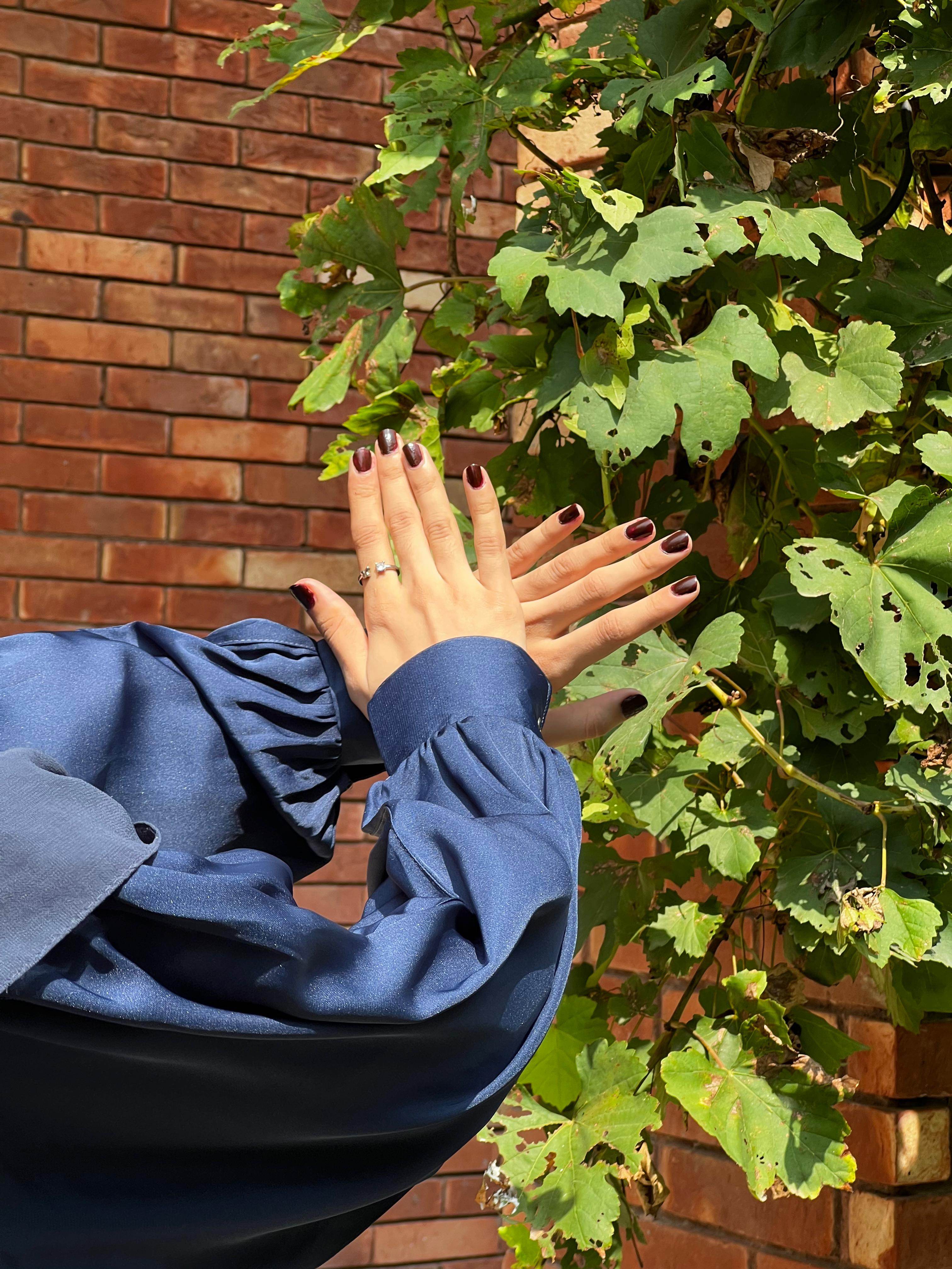 Blue Premium Abaya Set