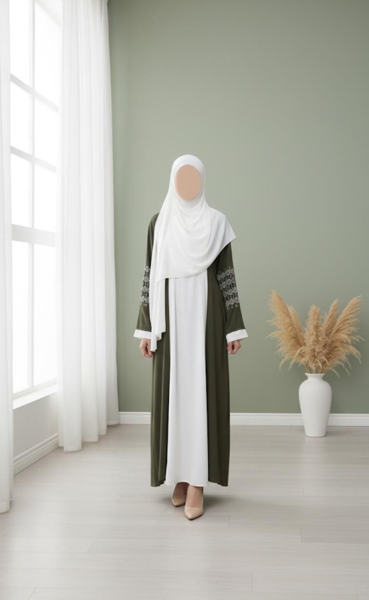 Premium Linin Double Layered Abaya