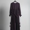 Premium Purple Belt Abaya