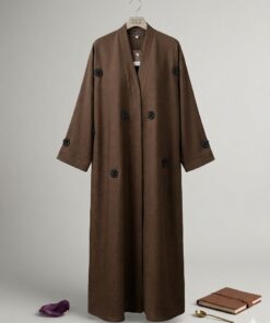Premium Brown Abaya (beads)