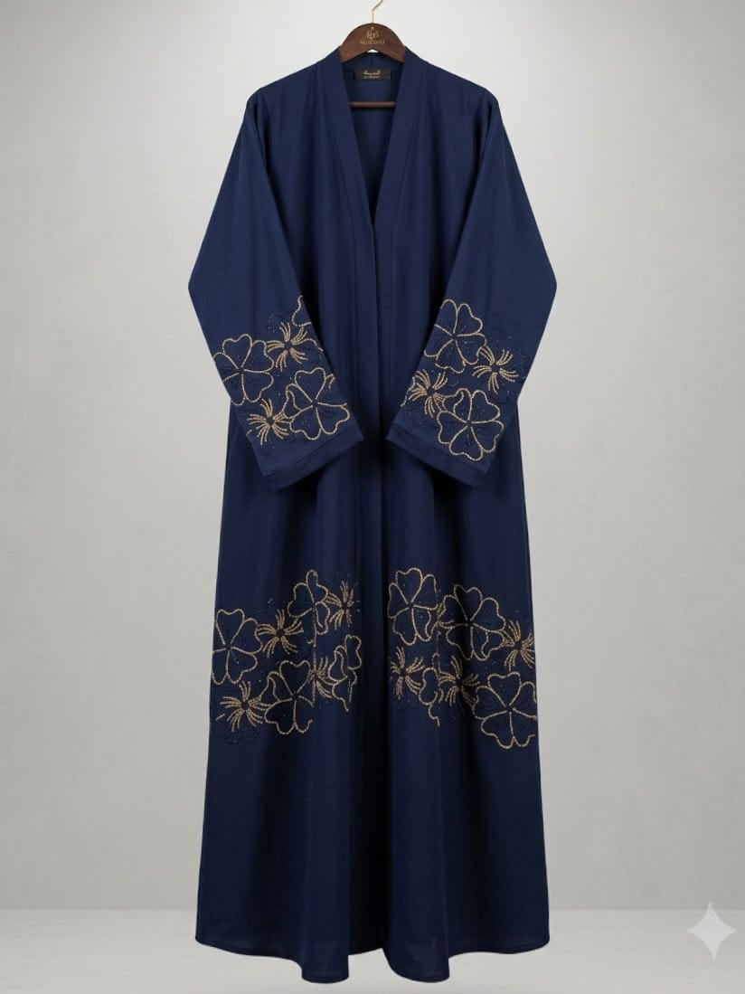 Premium Abaya With Beautiful Beaded Design