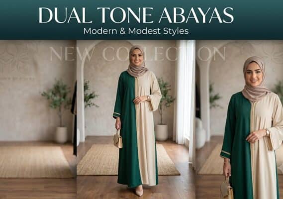 Dual Tone Abaya