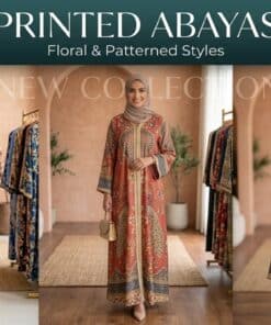 Printed Abaya